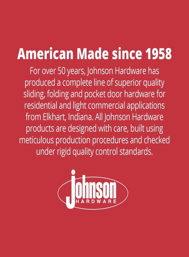 Johnson Hardware 2041PLBG Hidden Pocket Door Guide - Image 5